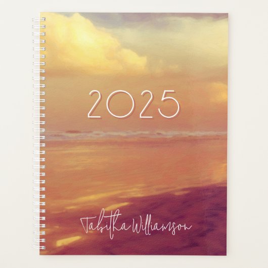 Ocean Sunrise Painting Planner (Voorkant)