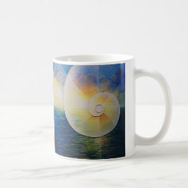 Ocean Sunrise Painting van Lynda Vugler Koffiemok