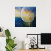 Ocean Sunrise Poster (Thuiskantoor)