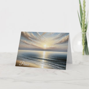 Ocean Sunrise Seascape Sympathie Kaart