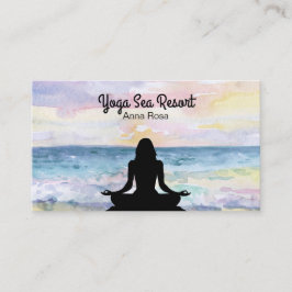 *~* Ocean Sunrise Zee Mindfulness Yoga Resort Visitekaartje