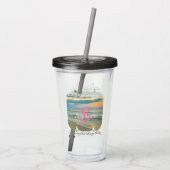 Ocean Sunset 0735 Acryl Drinkbeker (Achterkant)