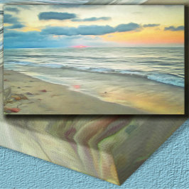 Ocean Sunset 0735 Art Canvas Afdruk