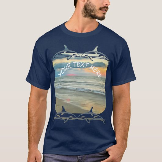 Ocean Sunset 0735 T-shirt (Voorkant)