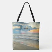 Ocean Sunset 0735 Tote Bag (Achterkant)
