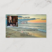 Ocean Sunset 0735 Visitekaartje (Achterkant)
