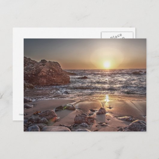 Ocean Sunset 2 Briefkaart (Voorkant / Achterkant)