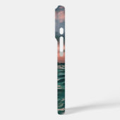 Ocean Sunset aangepaste monogram telefoongevallen Case-Mate iPhone Case (Achterkant / Links)
