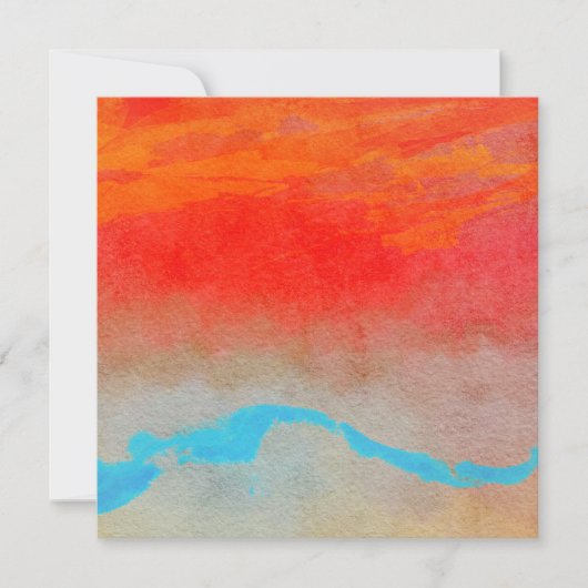 Ocean Sunset Abstract (Voorkant)