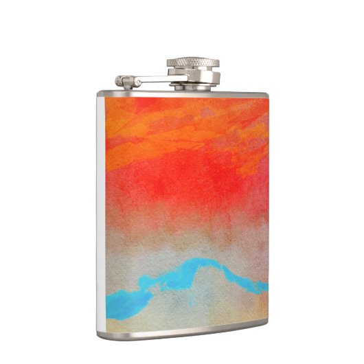 Ocean Sunset Abstract Heupfles (Rechts)