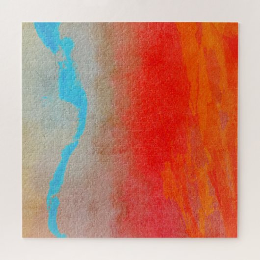 Ocean Sunset Abstract Legpuzzel (Horizontaal)