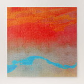 Ocean Sunset Abstract Legpuzzel (Verticaal)