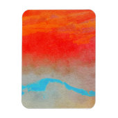 Ocean Sunset Abstract Magneet (Verticaal)
