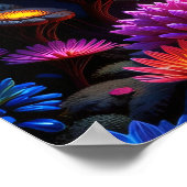 Ocean Sunset Art Poster (Hoek)
