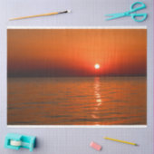 Ocean Sunset Background Decoupage Tissue Paper Tissuepapier (Craft)