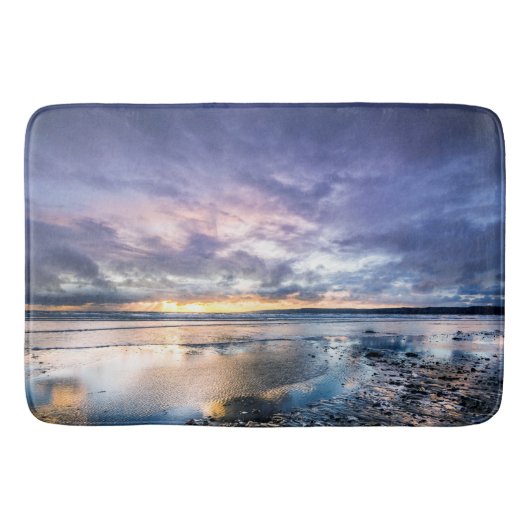 Ocean Sunset Bath Mat (Voorkant)