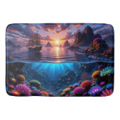 Ocean Sunset Bath Mat (Voorkant)