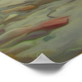 Ocean Sunset Beach 0735 Schilderij Kunstprint Poster (Hoek)