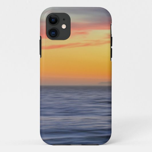 Ocean Sunset Beach Art Telefoon Case (Achterkant)