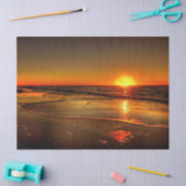 Ocean Sunset Beauful Background-ontkoppeling Tissuepapier (Craft)