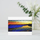 Ocean SunSet Briefkaart (Staand voorkant)