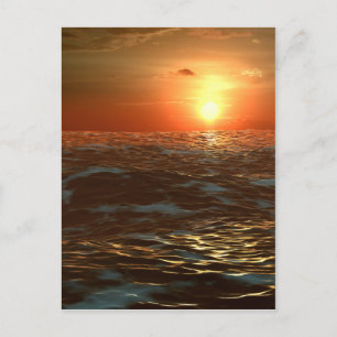 Ocean Sunset Briefkaart
