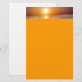 Ocean Sunset Briefpapier (Voorkant / Achterkant)