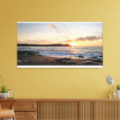 Ocean Sunset Canvas Afdruk (Insitu (Woonkamer))