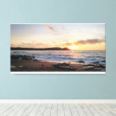 Ocean Sunset Canvas Afdruk (Insitu (Houten vloer))