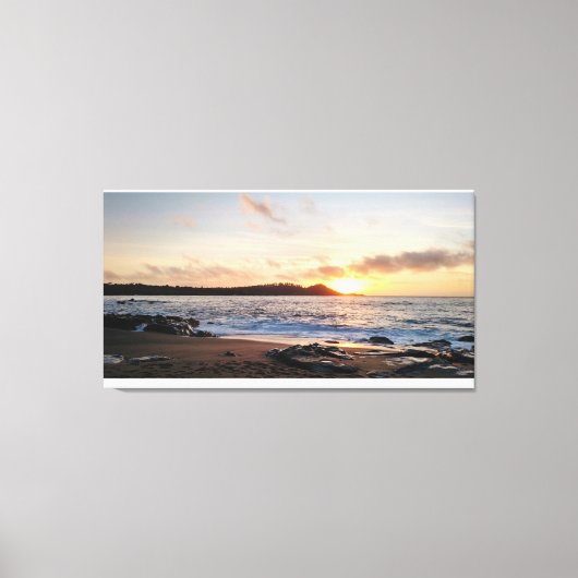 Ocean Sunset Canvas Afdruk (Voorkant)