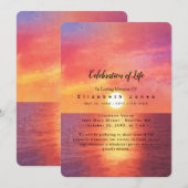 Ocean Sunset Celebration of Life Funeral (Voorkant / Achterkant)