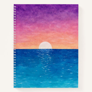Ocean Sunset Design Notebook Notitieboek