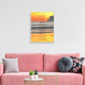 Ocean Sunset "Doe het hoe dan ook" Canvas Afdruk (Insitu (Woonkamer))