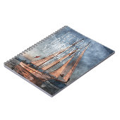 Ocean Sunset Dream Sail Inspirerend Quote Notitieboek (Linkerzijde)