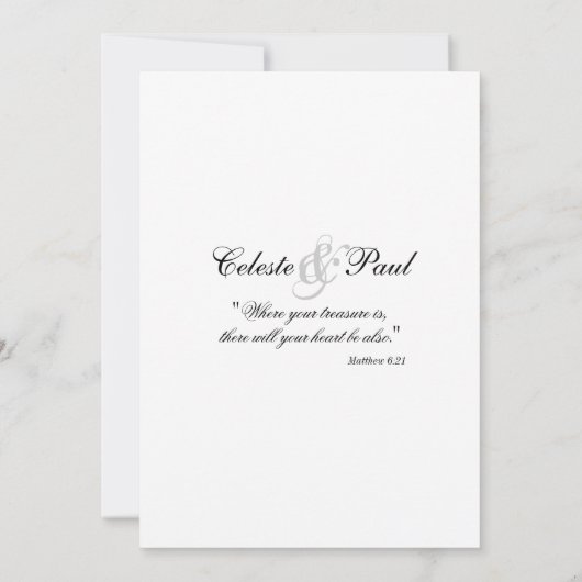 Ocean Sunset Faux Vellum Overlay Kaart (Achterkant)