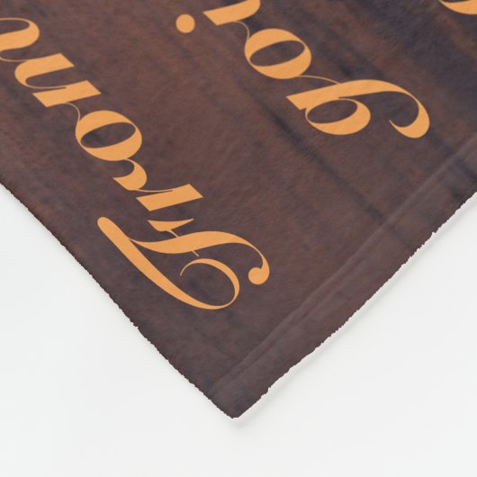 Ocean sunset fleece deken (Hoek)