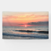 Ocean Sunset Foto Achtergrond of Achtergrond Spandoek (Horizontaal)