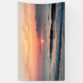 Ocean Sunset Foto Achtergrond of Achtergrond Spandoek (Verticaal)