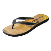 Ocean Sunset gepersonaliseerd Teenslippers (Schuin)