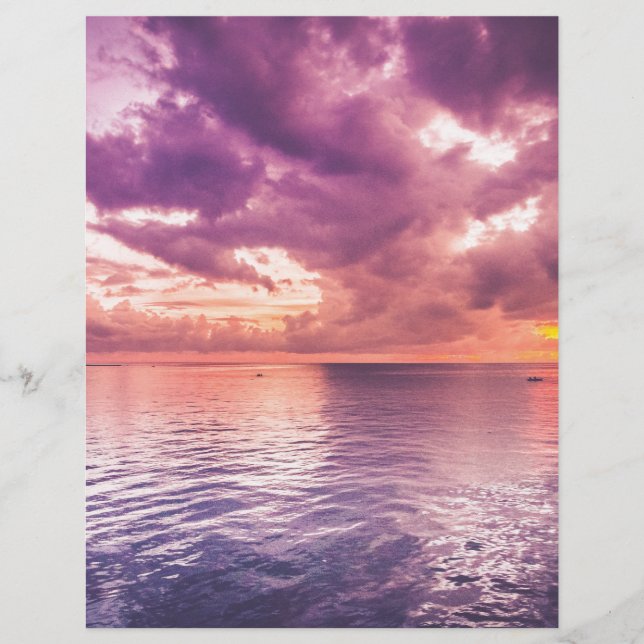 Ocean Sunset Inspirerend (Voorkant)