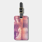 Ocean Sunset Inspirerend Bagagelabel (Voorkant verticaal)