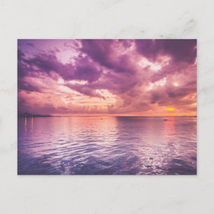 Ocean Sunset Inspirerend Briefkaart