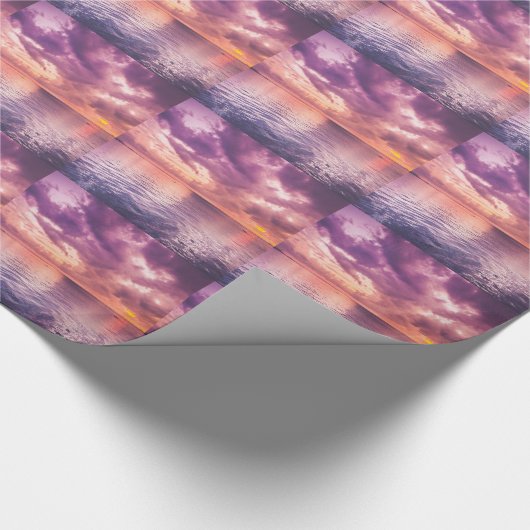 Ocean Sunset Inspirerend Cadeaupapier (Hoek)