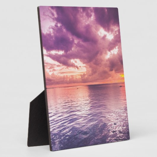 Ocean Sunset Inspirerend Fotoplaat (Zijkant)