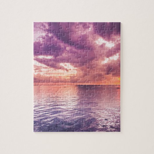 Ocean Sunset Inspirerend Legpuzzel (Verticaal)