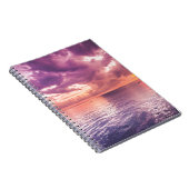 Ocean Sunset Inspirerend Notitieboek (Rechterzijde)