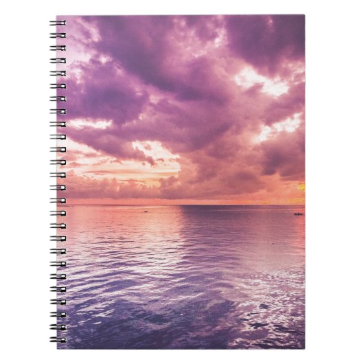Ocean Sunset Inspirerend Notitieboek (Voorkant)