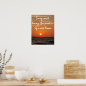 Ocean Sunset - Inspirerend offerte Poster (Keuken)