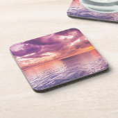 Ocean Sunset Inspirerend Onderzetter (Linkerzijde)