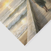 Ocean Sunset Journey Decoupage Tissuepapier (Detail)